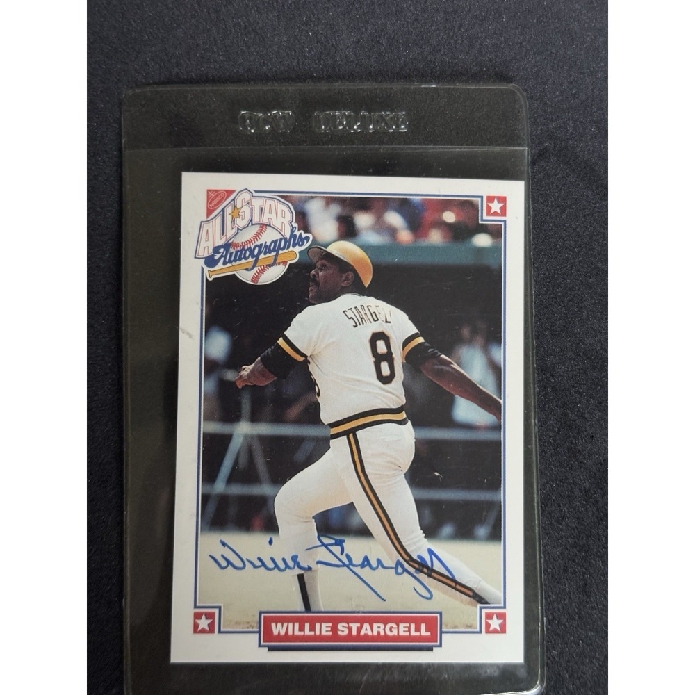 Nabisco Willie Stargell Trading Card Signed MLBPAA COA 1993